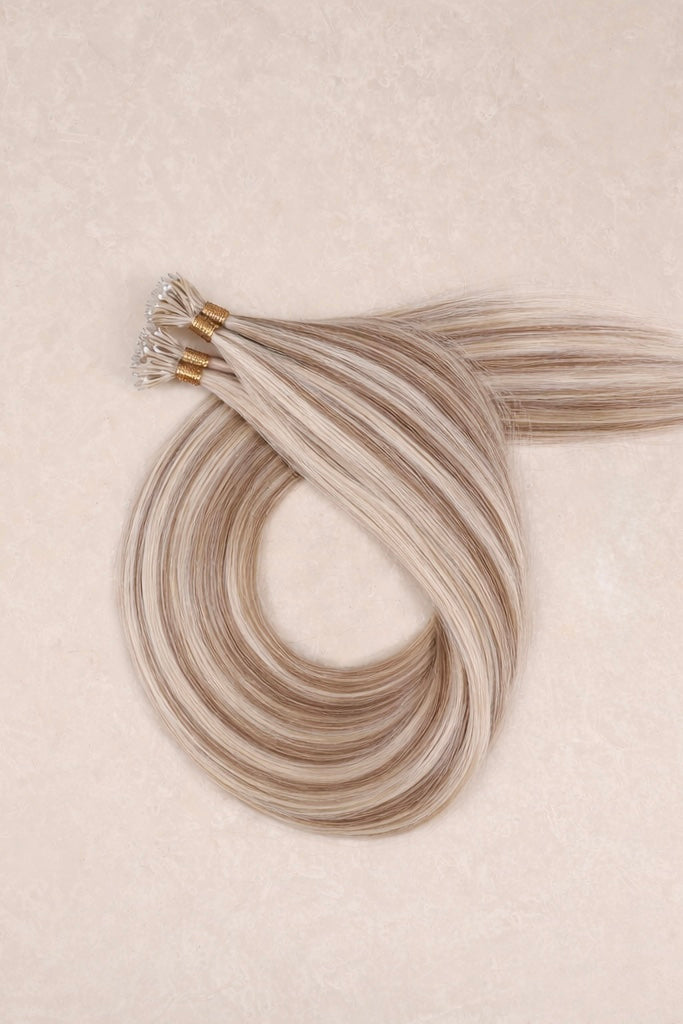 Human Hair Extensions. Mixed Pearl