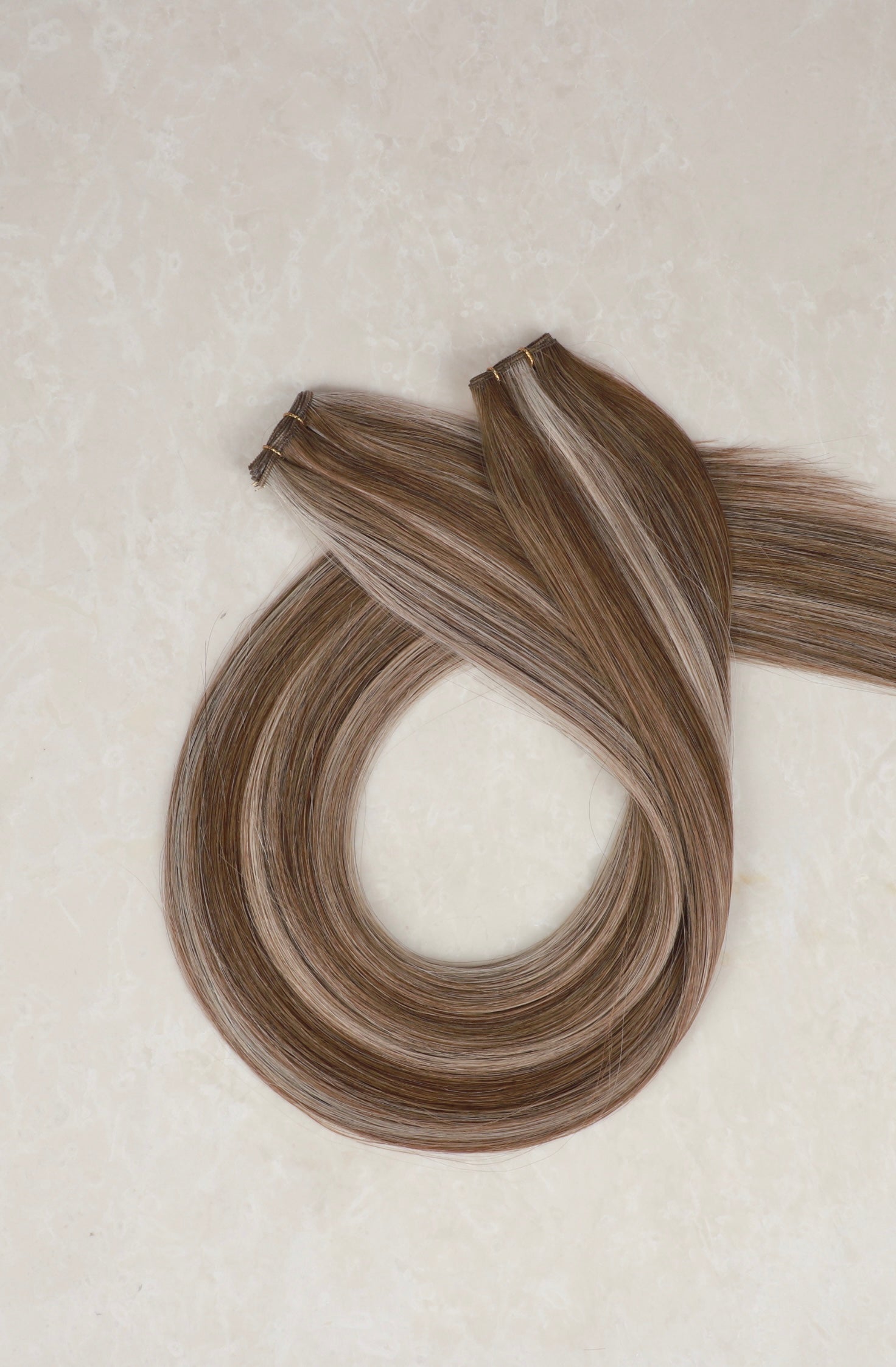 Human Hair Extensions. Hollywood Bronde