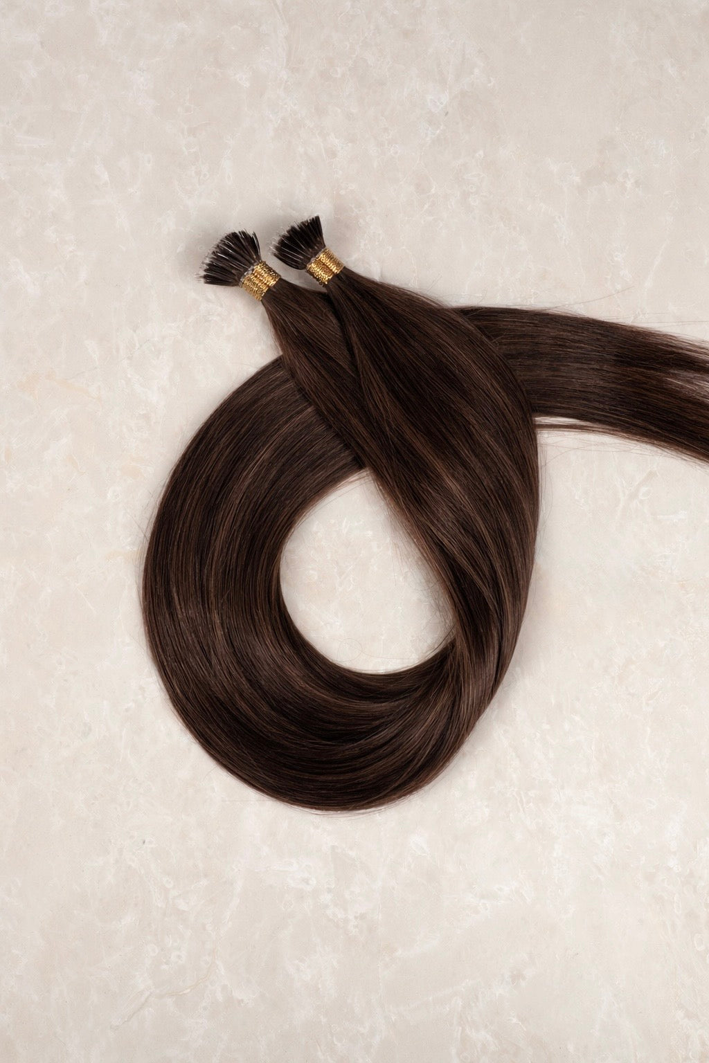 Human Hair Extensions. Caramel Swirl
