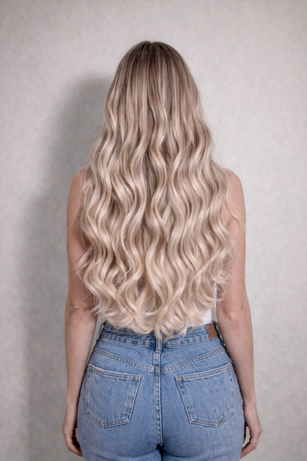 Human Hair Extensions. Mixed Pearl