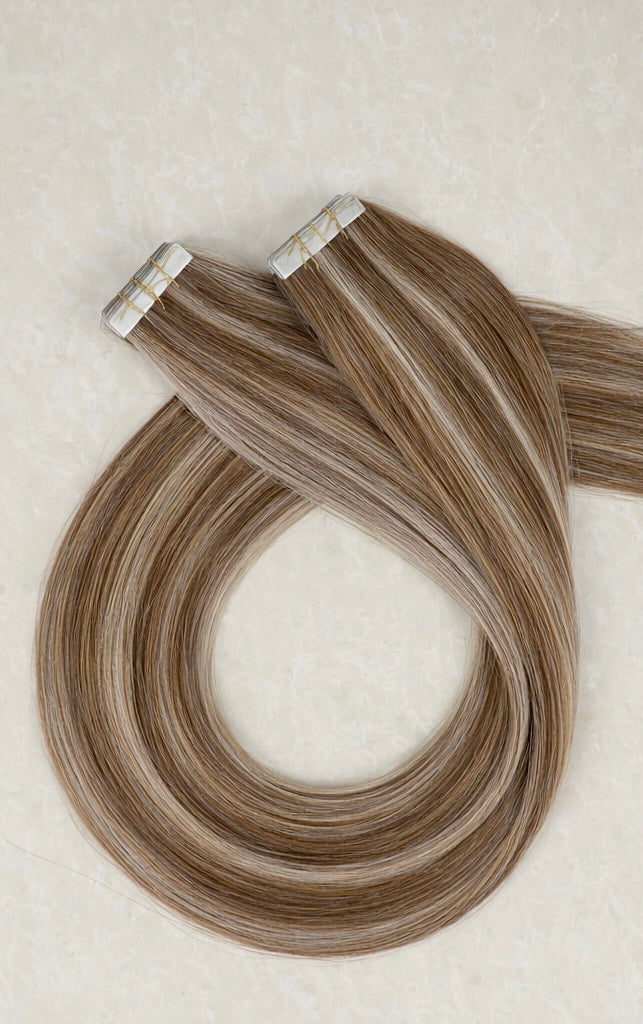 Human Hair Extensions. Hollywood Bronde