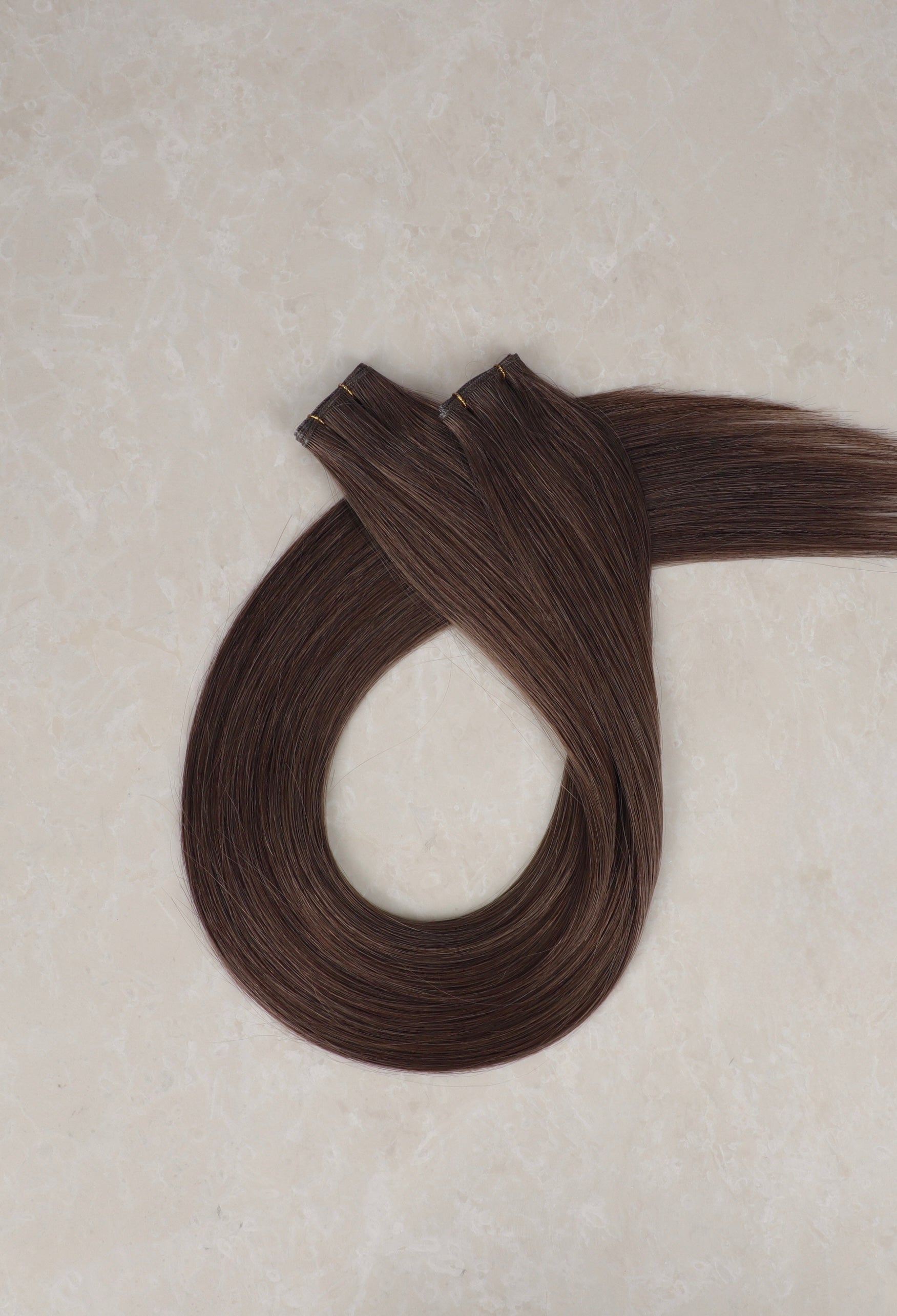 Human Hair Extensions. Chocolate