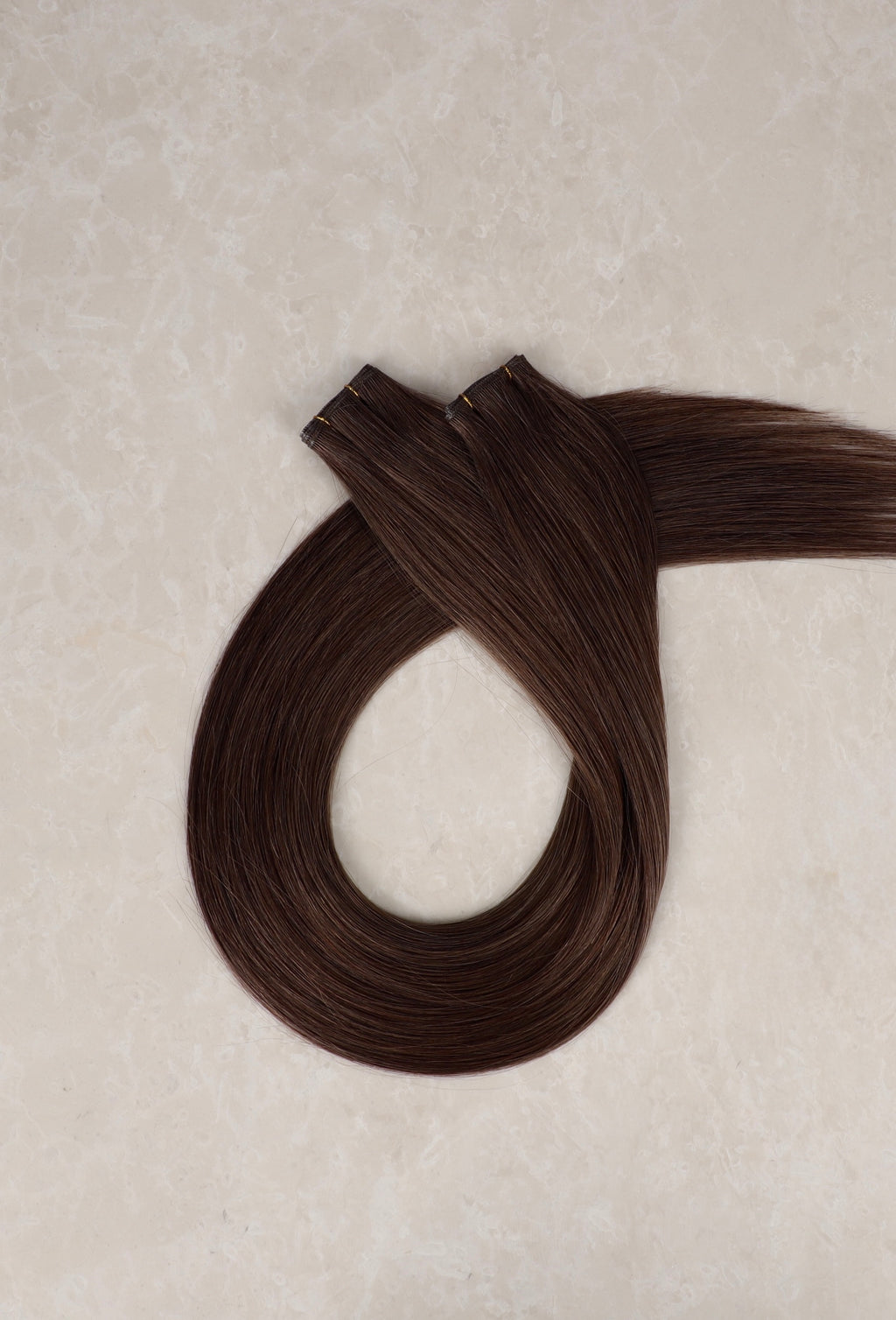 Human Hair Extensions. Espresso