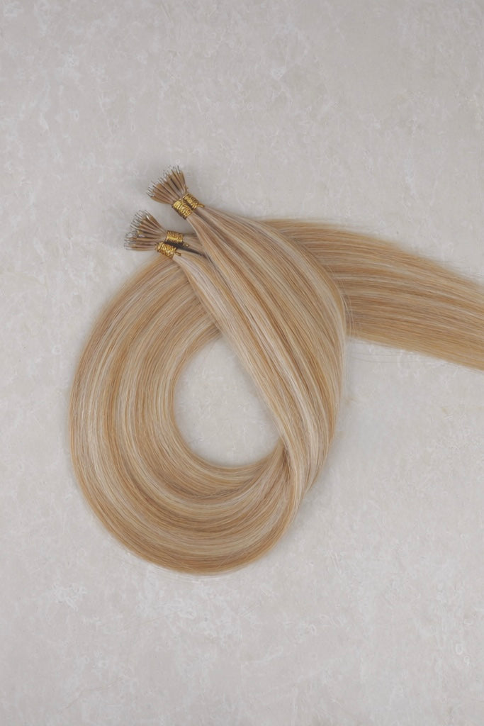 Human Hair Extensions. Sunkissed Bronde