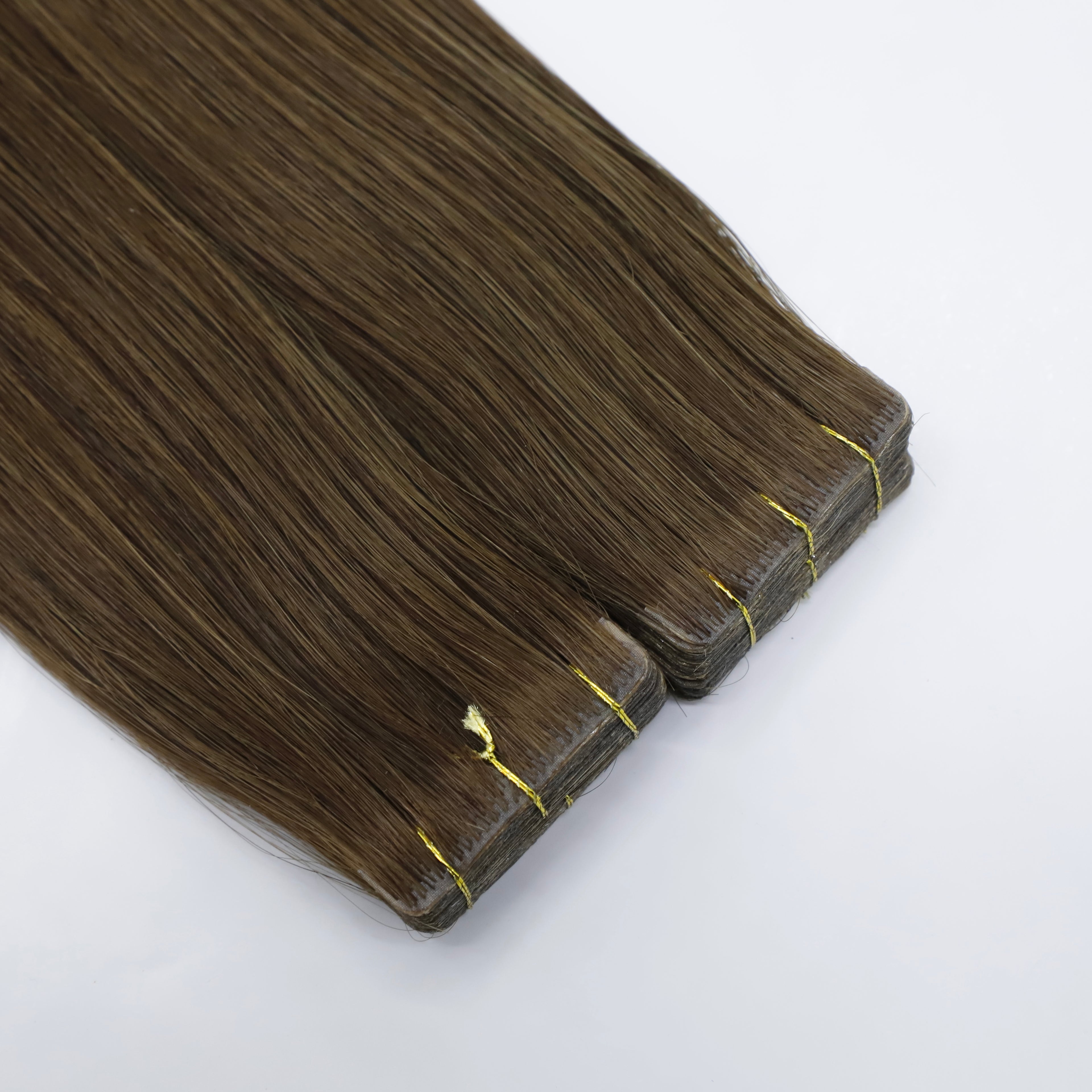 Human Hair Extensions. Mid Ash Brown