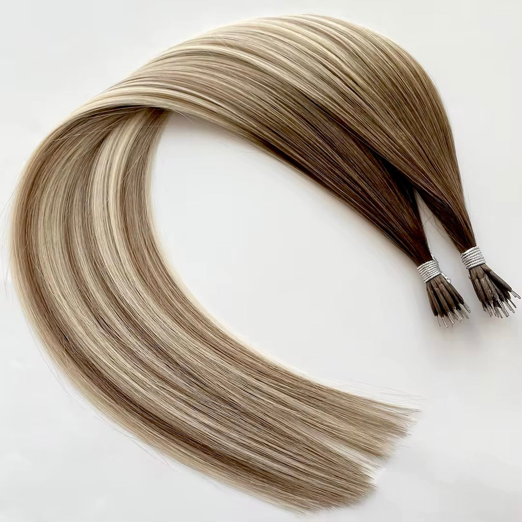 Human Hair Extensions. Bohemian Bronde
