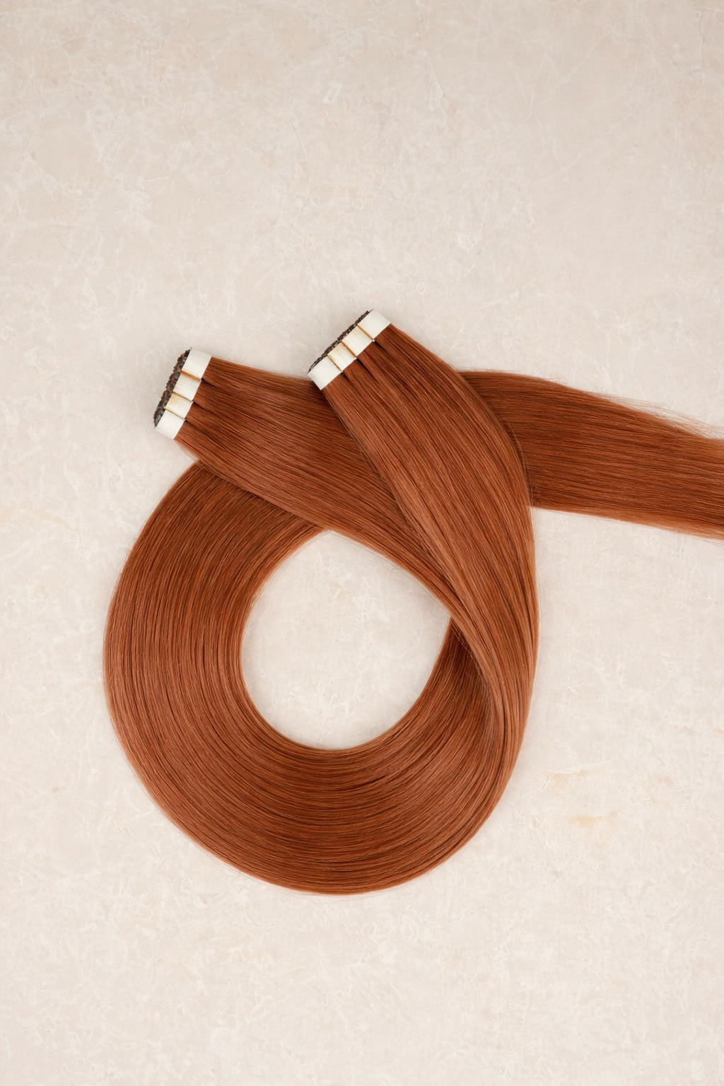 Human Hair Extensions. Copper