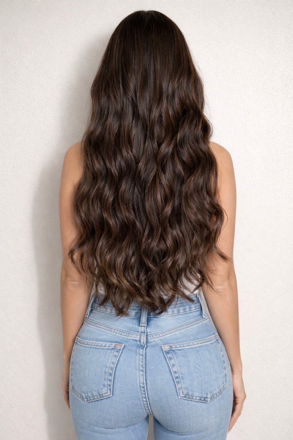 Human Hair Extensions. Cool Chocolate