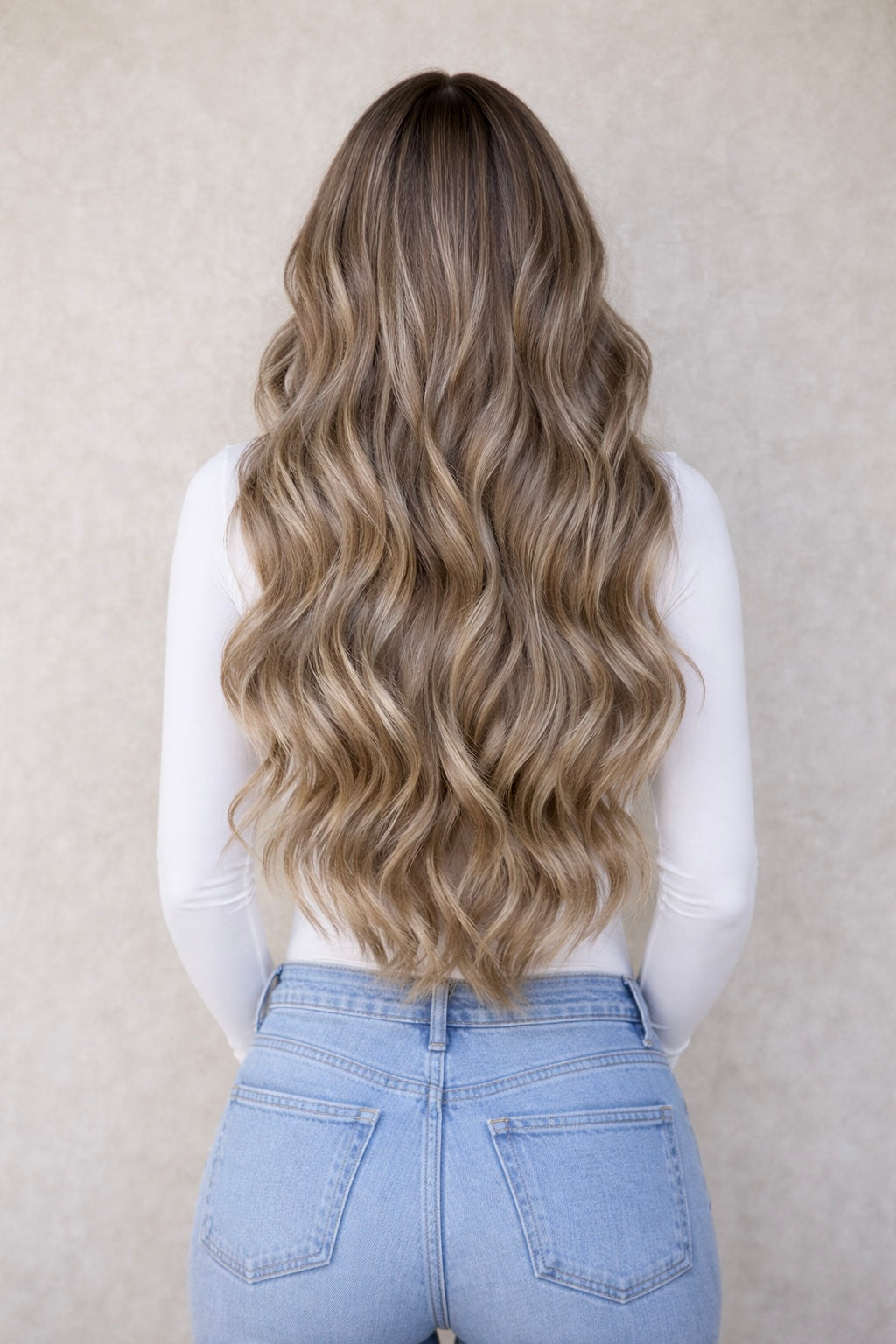 Human Hair Extensions. Hollywood Bronde