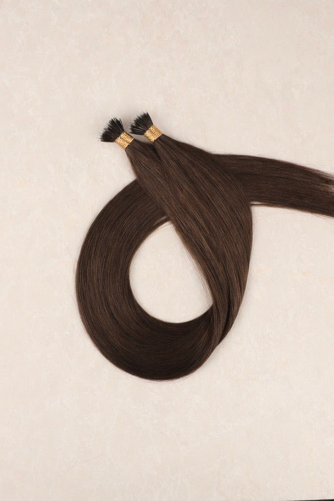 Human Hair Extensions. Cool Chocolate