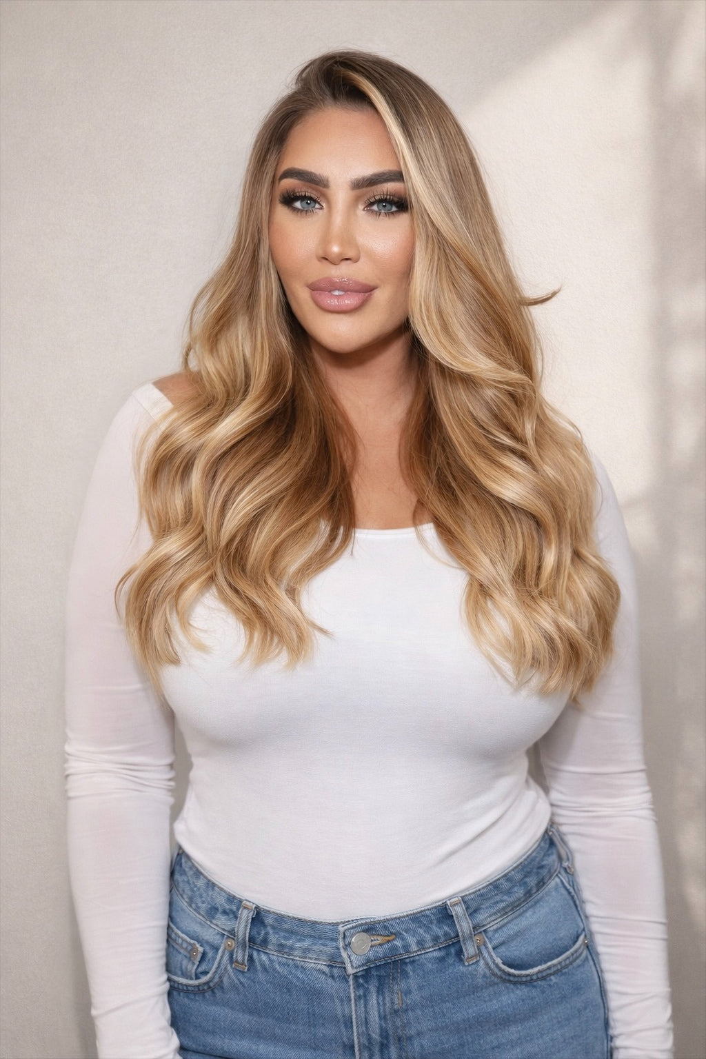 Human Hair Extensions. Sunkissed Bronde